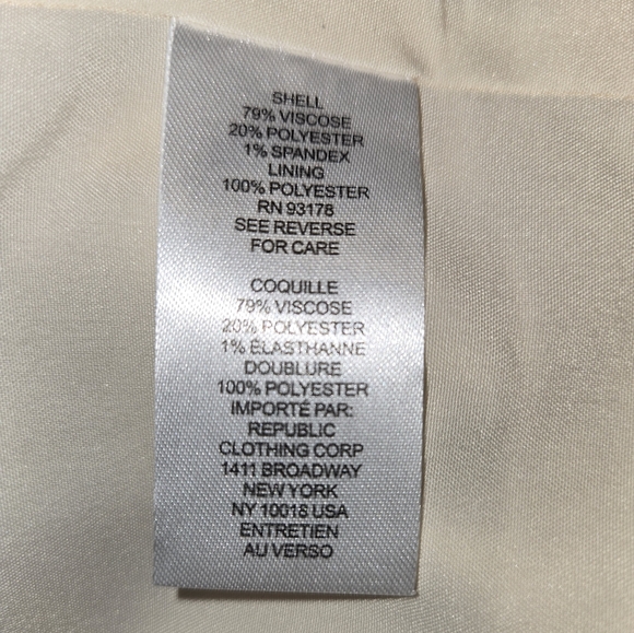 House of Harlow 1960 Cream Color Blazer with Pearlescent Buttons - Picture 11 of 13